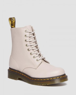 Dr Doc Martens 1460 - Pascal Virginia Cuero Boots (Virginia) Vintage Taupe | DO26-F7FA