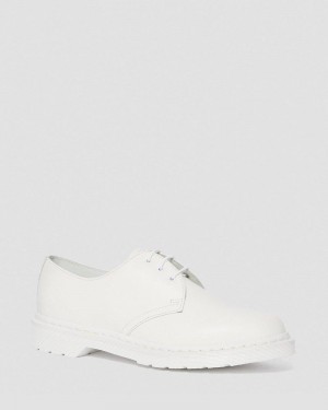 Dr Doc Martens 1461 Mono Smooth Cuero Oxford Shoes (Smooth Cuero) Blancos | FQ82-D5IC