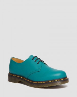 Dr Doc Martens 1461 Smooth Cuero Oxford Shoes (Smooth Cuero) Verdes | WL99-A0XN