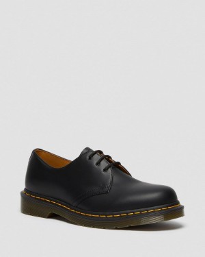 Dr Doc Martens 1461 Smooth Cuero Oxford Shoes (Smooth Cuero) Negros | UV10-B6OF