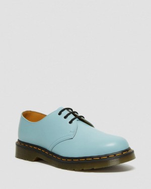 Dr Doc Martens 1461 Smooth Cuero Oxford Shoes (Smooth Cuero) Azules | HJ55-I7KO