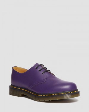 Dr Doc Martens 1461 Smooth Cuero Oxford Shoes (Smooth Cuero) Morados | RH96-G7IB