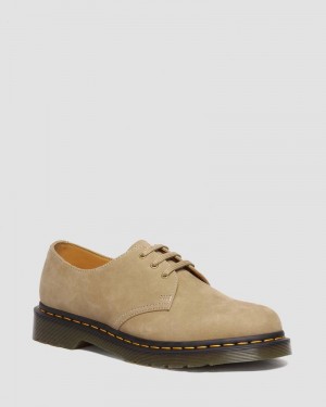 Dr Doc Martens 1461 Tumbled Nubuck Cuero Oxford Shoes (Tumbled Nubuck) Savannah Tan | DT01-G5PK