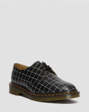 Dr Doc Martens 1461 Undercover Made in England Cuero Oxford Shoes (Smooth Cuero) Negros | QA72-E9LN