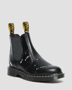 Dr Doc Martens 2976 Neighborhood Smooth Cuero Chelsea Boots (Smooth Cuero) Negros | JU00-G9BH