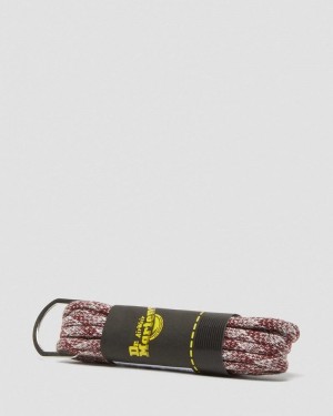 Dr Doc Martens 55 Inch Round Marl Shoe Laces (8-10 Eye) (Polyester) Rojos | PH38-R6FM