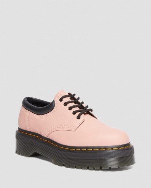 Dr Doc Martens 8053 Pisa Cuero Plataforma Casuales Shoes (Pisa) Beige | SP29-J5OR