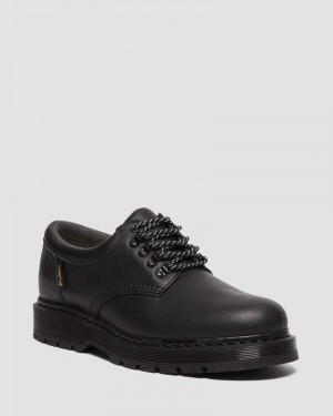 Dr Doc Martens 8053 Trinity Impermeables Cuero Casuales Shoes Negros | JR62-W5IJ