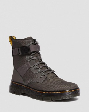 Dr Doc Martens Combs Tech II Extra Tough Utility Boots (Ajax+Extra Tough 50/50) Gunmetal | VW99-S8IP