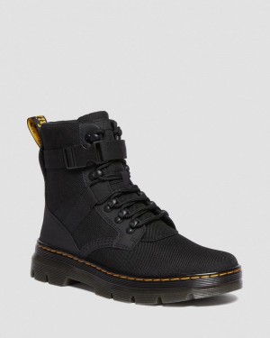 Dr Doc Martens Combs Tech II Extra Tough Utility Boots (Ajax+Extra Tough 50/50) Negros | EA36-D3QI