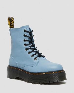 Dr Doc Martens Jadon III Boot Pisa Cuero Platforms (Pisa) Azules | IT23-W4NB