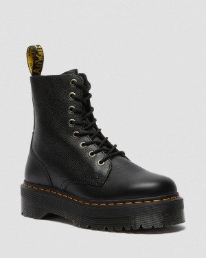 Dr Doc Martens Jadon III Boot Pisa Cuero Platforms (Pisa) Negros | LN92-W7AN