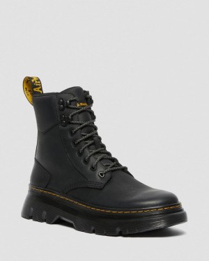 Dr Doc Martens Tarik Wyoming Cuero Utility Boots (Wyoming) Negros | KV66-O1FV