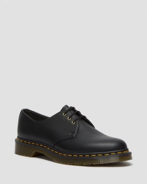 Dr Doc Martens Vegan 1461 Felix Oxford Shoes (Felix Rub Off) Negros | DD07-L2WS