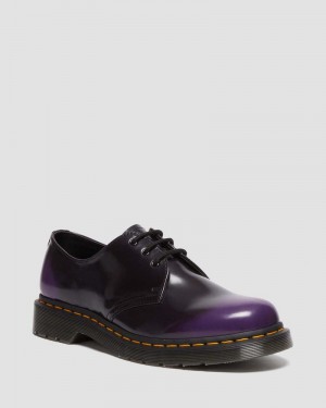 Dr Doc Martens Vegan 1461 Oxford Shoes (Oxford Rub Off) Morados | TU55-F6GI