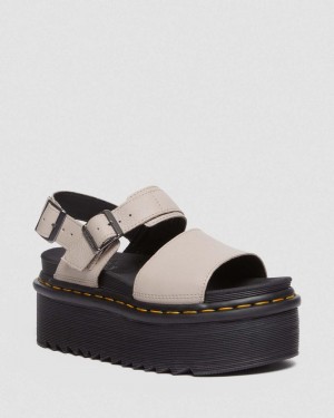 Dr Doc Martens Voss Pisa Cuero Plataforma Sandals (Pisa) | ES83-Z9AT