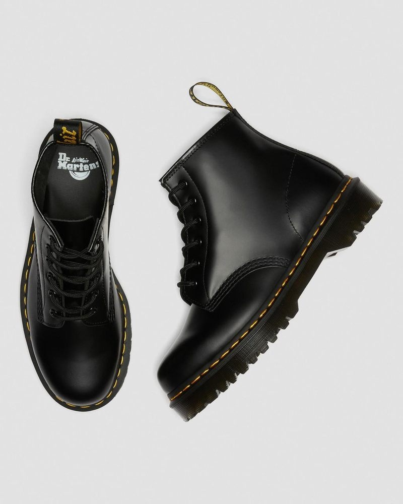 Dr Doc Martens 101 Bex Smooth Cuero Ankle Boots (Smooth Cuero) Negros | VK84-R5YU