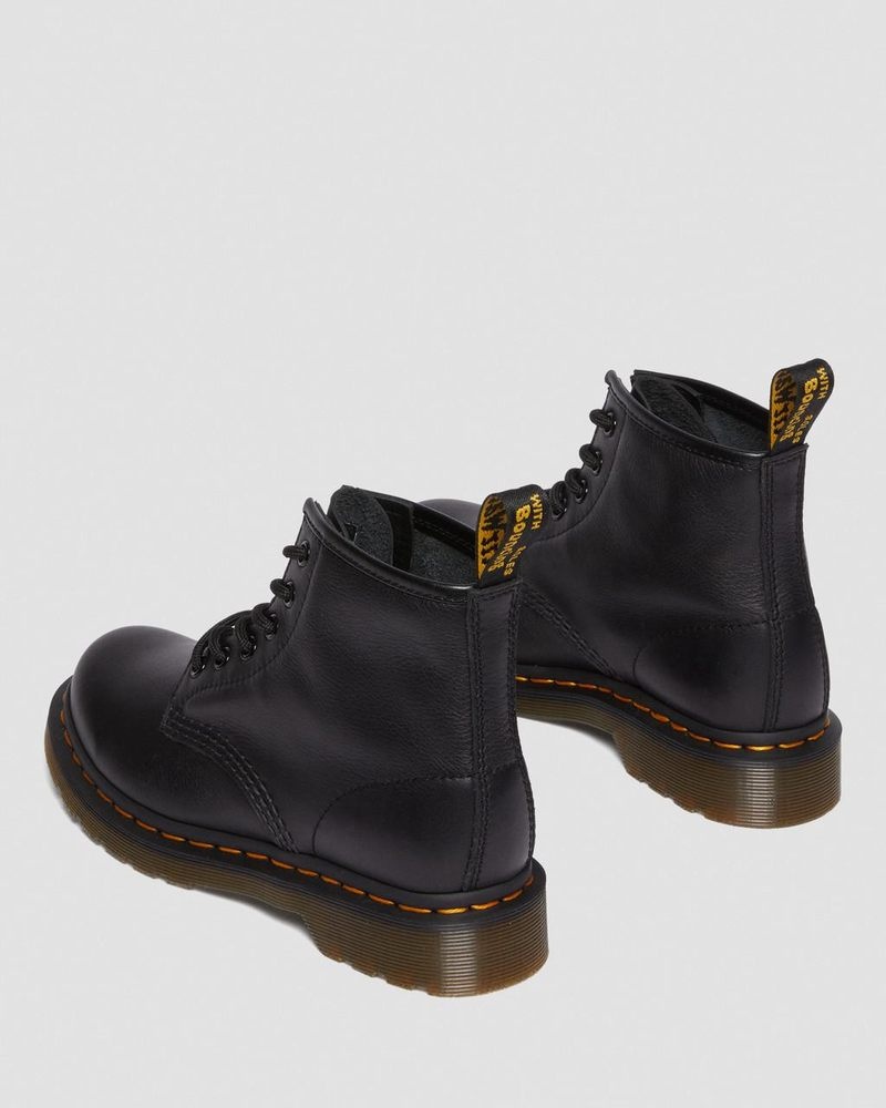 Dr Doc Martens 101 Virginia Cuero Ankle Boots (Virginia) Negros | GA16-I9XJ