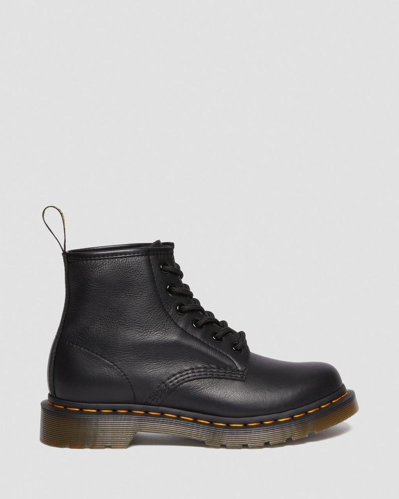 Dr Doc Martens 101 Virginia Cuero Ankle Boots (Virginia) Negros | GA16-I9XJ