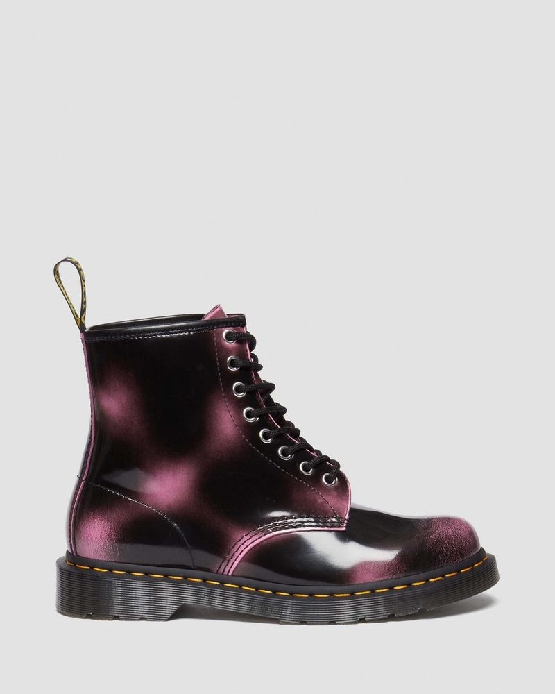 Dr Doc Martens 1460 Distressed Cuero Encaje Up Boots (Arcadia) Rosas | KG99-Q7SW