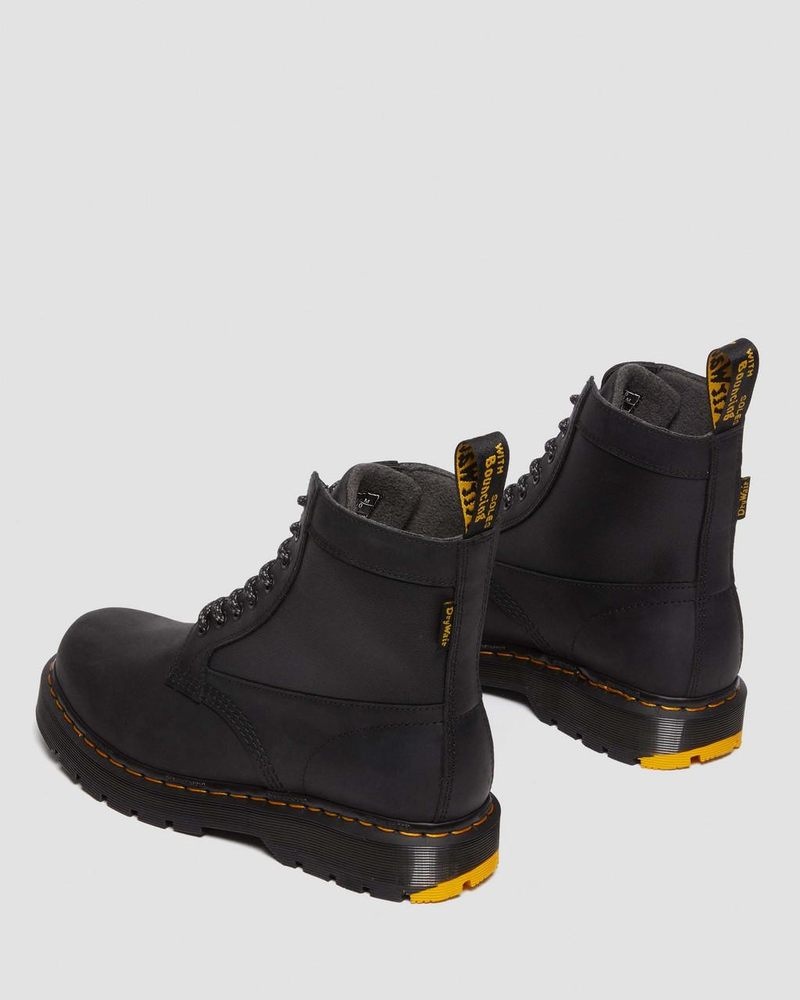 Dr Doc Martens 1460 Trinity Wintergrip Impermeables Boots Negros | QQ34-G3XL