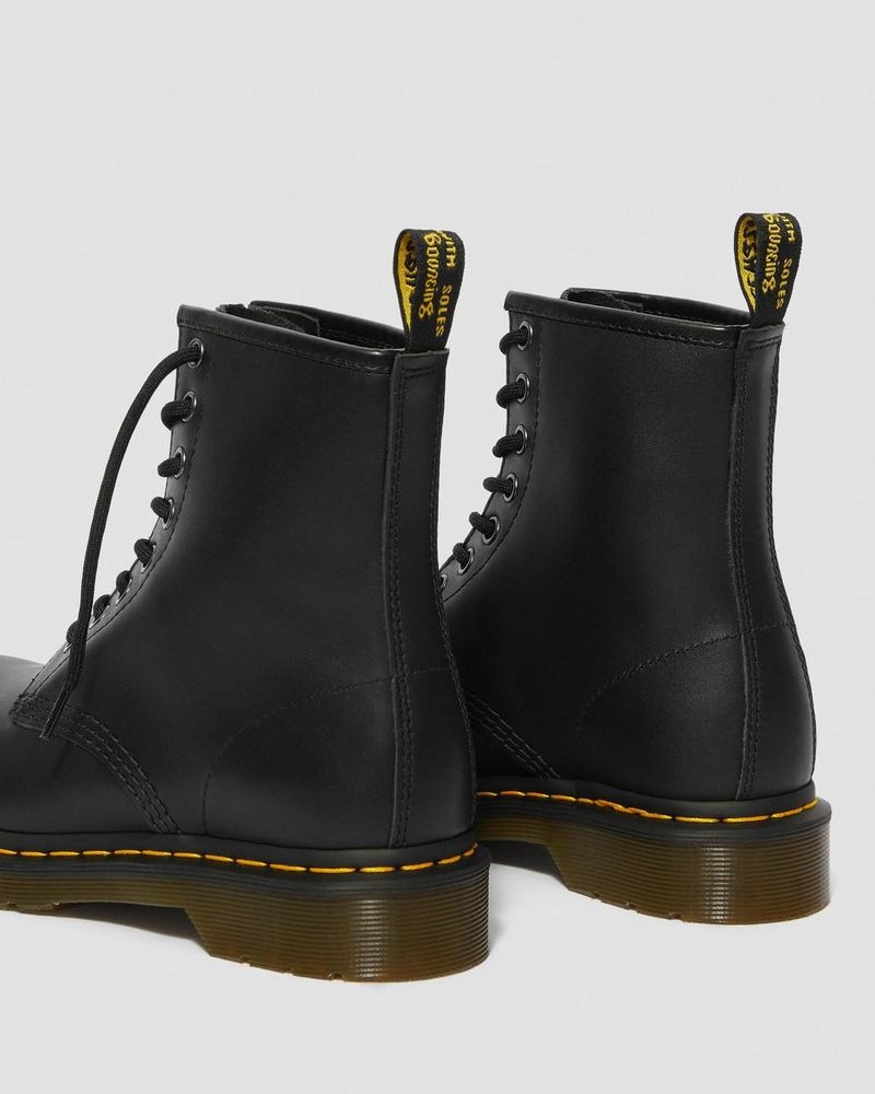 Dr Doc Martens 1460 - Nappa Cuero Encaje Up Boots (Nappa Cuero) Negros | XI30-X1QQ