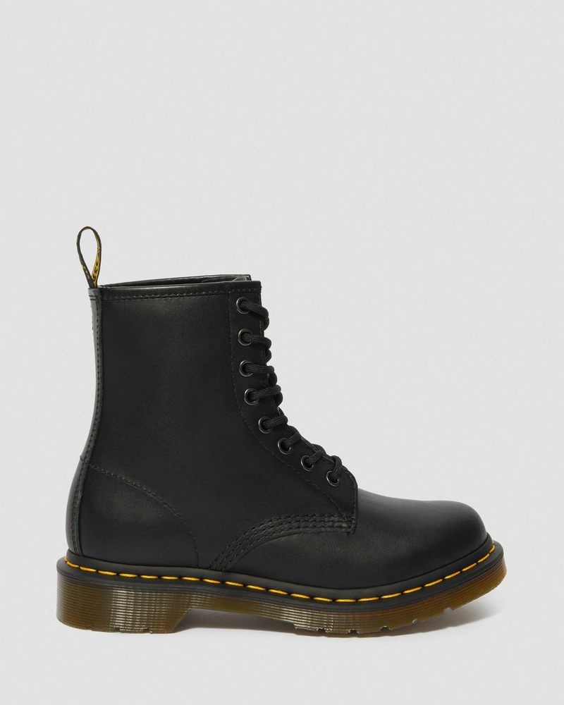 Dr Doc Martens 1460 - Nappa Cuero Encaje Up Boots (Nappa Cuero) Negros | XI30-X1QQ