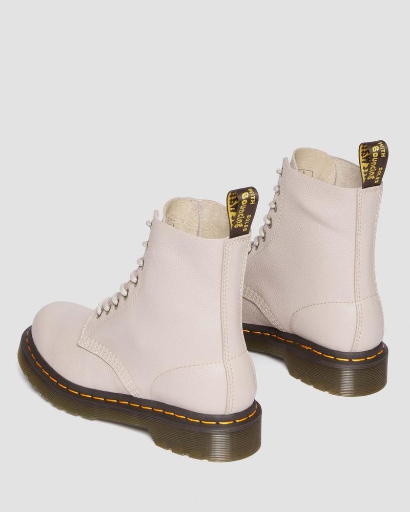 Dr Doc Martens 1460 - Pascal Virginia Cuero Boots (Virginia) Vintage Taupe | DO26-F7FA