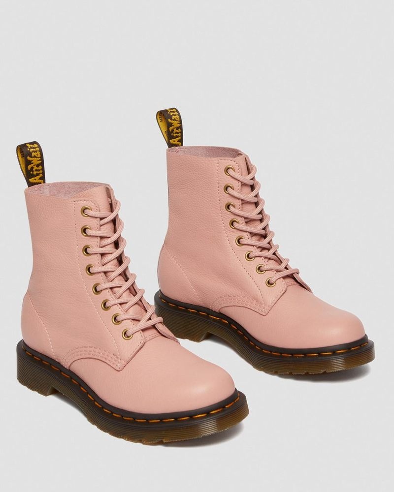 Dr Doc Martens 1460 - Pascal Virginia Cuero Boots (Virginia) Beige | CH09-L2NV