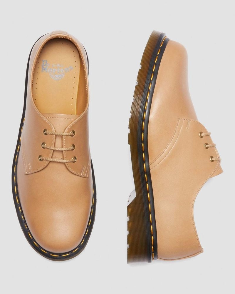 Dr Doc Martens 1461 Carrara Cuero Oxford Shoes (Carrara) Beige | QU86-G7IC