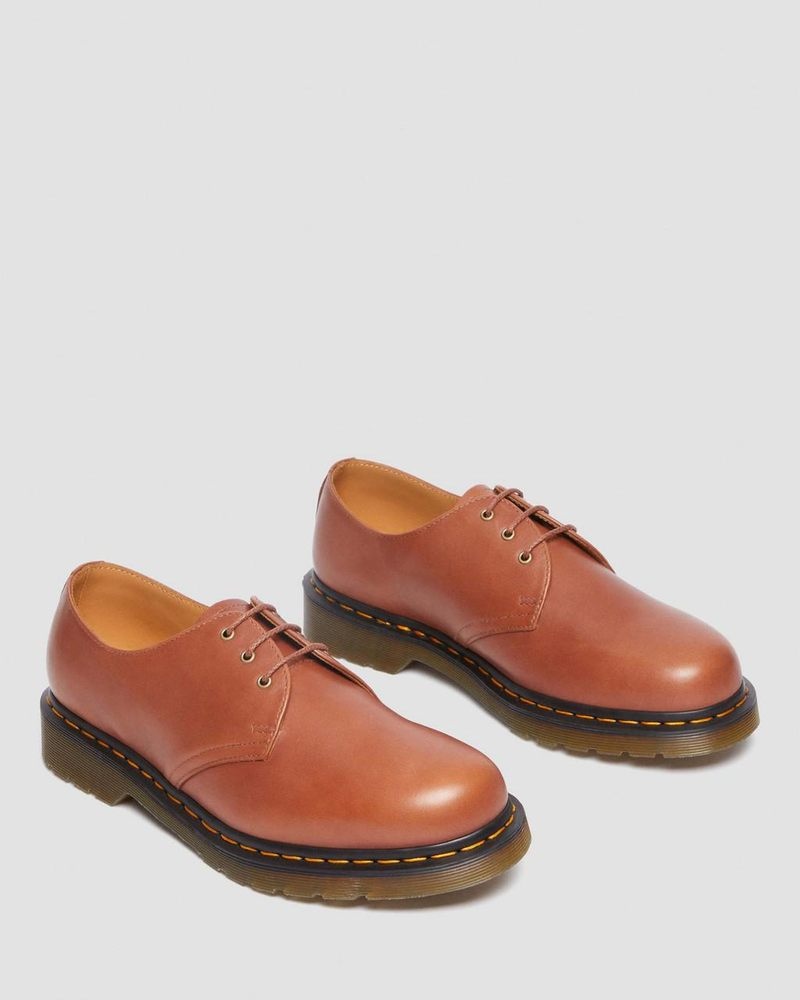 Dr Doc Martens 1461 Carrara Cuero Oxford Shoes (Carrara) Saddle Tan | HH82-A2LF