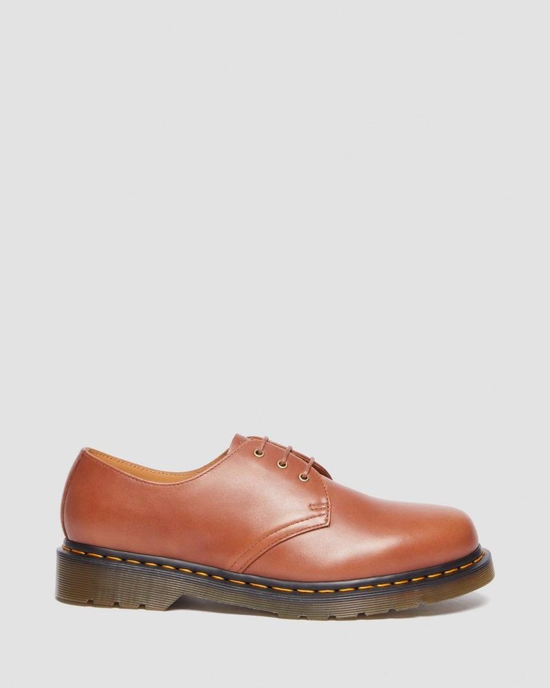 Dr Doc Martens 1461 Carrara Cuero Oxford Shoes (Carrara) Saddle Tan | HH82-A2LF