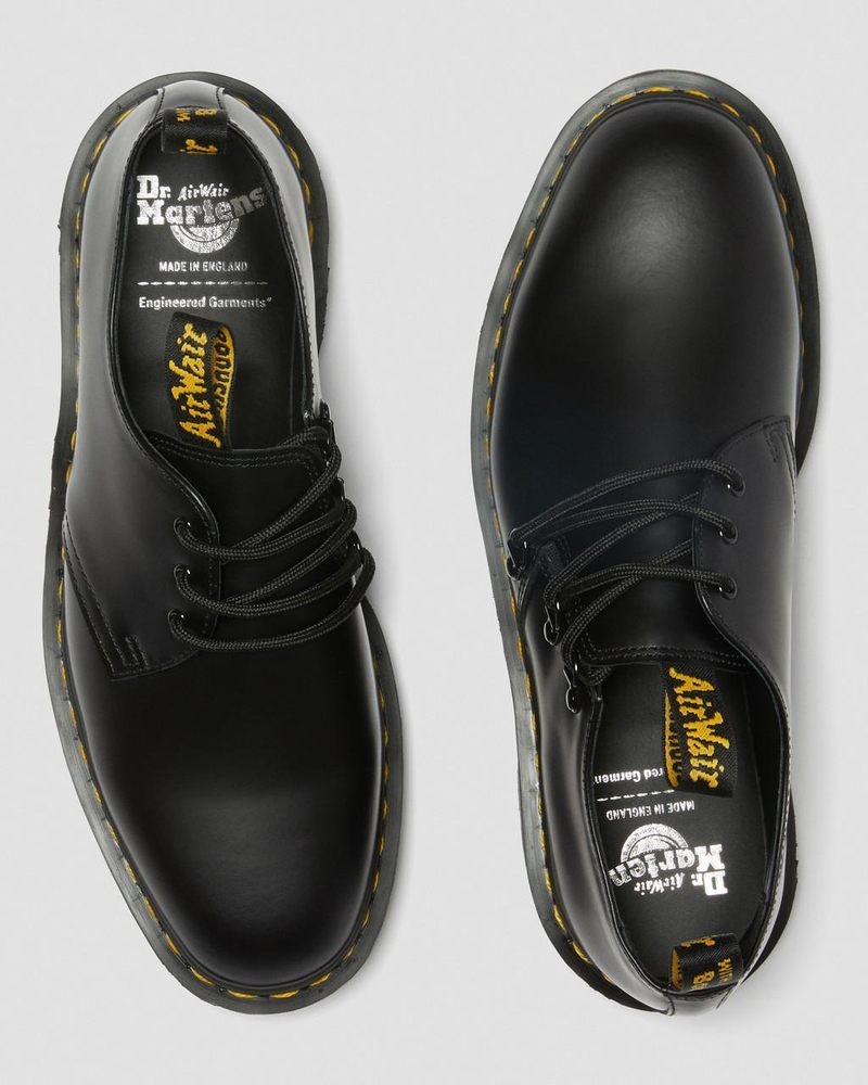 Dr Doc Martens 1461 Engineered Garments Cuero Oxford Shoes (Smooth Cuero) Negros | IJ71-T2IJ