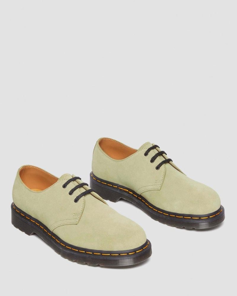 Dr Doc Martens 1461 Gamuza Oxford Shoes (E.H.Gamuza) Verde Oliva | FD12-K1WS