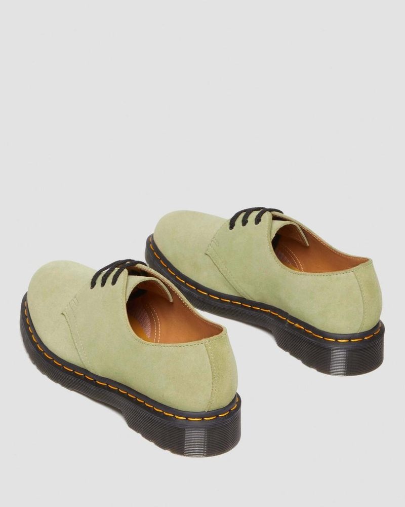 Dr Doc Martens 1461 Gamuza Oxford Shoes (E.H.Gamuza) Verde Oliva | FD12-K1WS