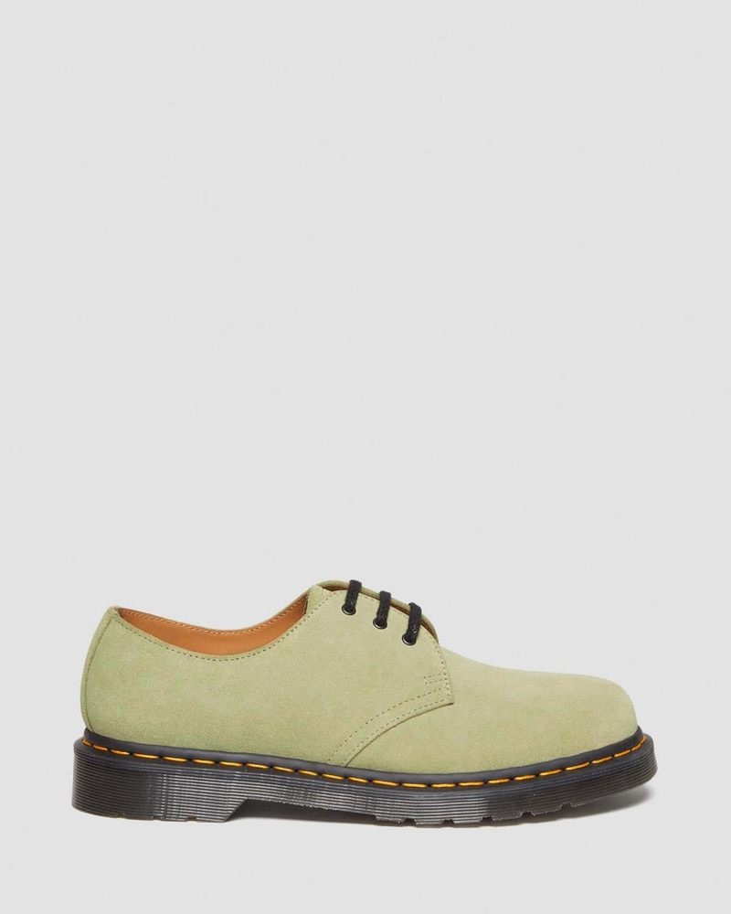 Dr Doc Martens 1461 Gamuza Oxford Shoes (E.H.Gamuza) Verde Oliva | FD12-K1WS