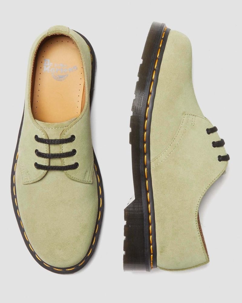 Dr Doc Martens 1461 Gamuza Oxford Shoes (E.H.Gamuza) Verde Oliva | FD12-K1WS