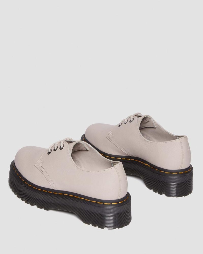 Dr Doc Martens 1461 II Pisa Cuero Plataforma Shoes (Pisa) Vintage Taupe | OL20-W3GO