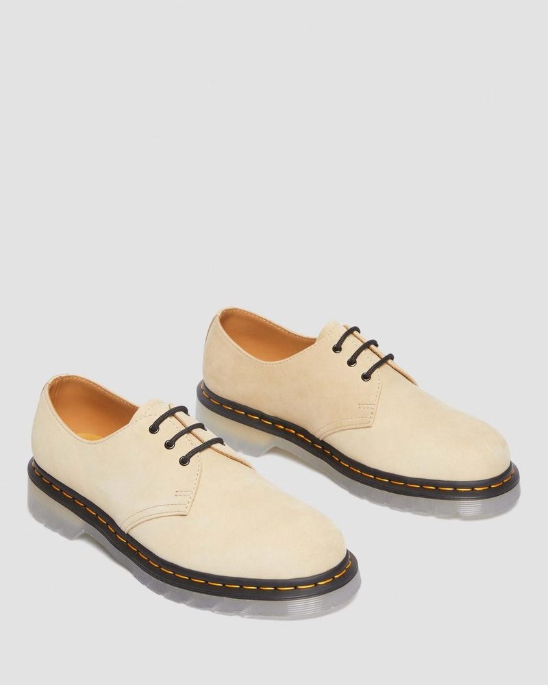 Dr Doc Martens 1461 Iced II Buttersoft Cuero Oxford Shoes (Buttersoft Wp) Azules | IF86-G7GP