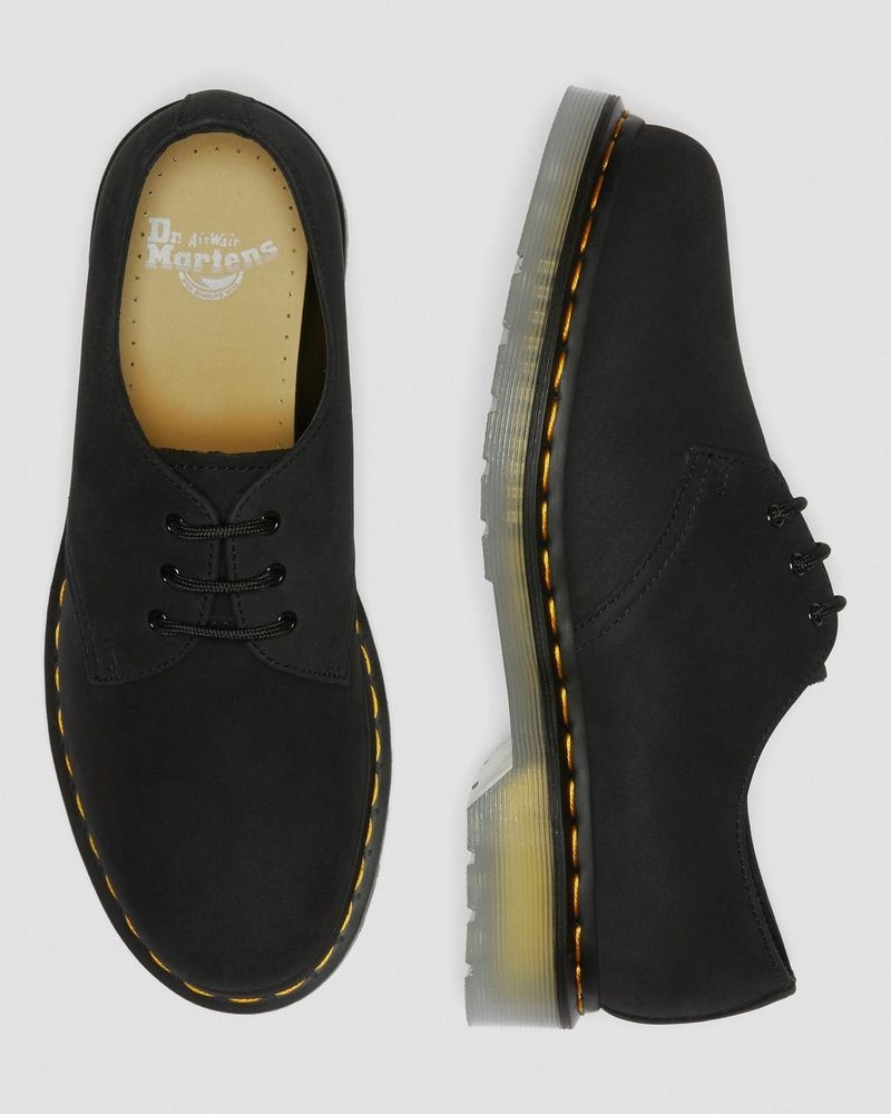 Dr Doc Martens 1461 Iced II Buttersoft Cuero Oxford Shoes (Buttersoft Wp) Negros | UQ54-H7QM