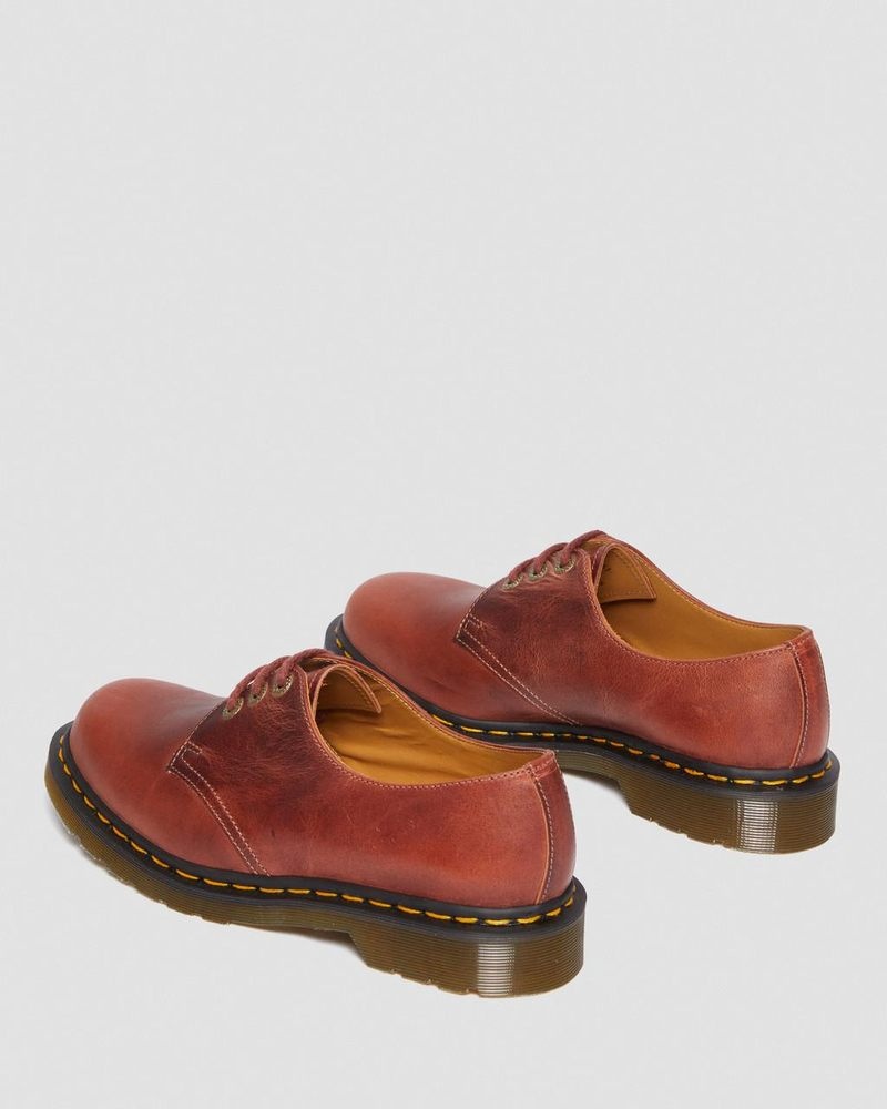 Dr Doc Martens 1461 Made in England Denver Cuero Oxford Shoes (Denver Veg Tan) Marrom | JC59-B5MM