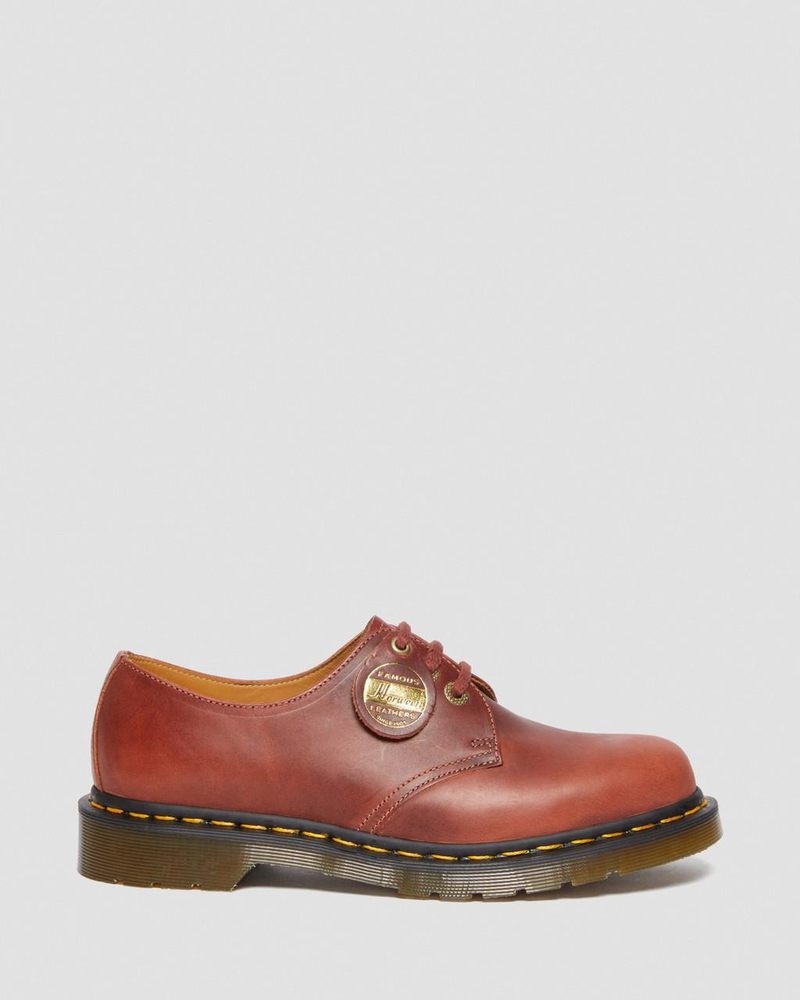 Dr Doc Martens 1461 Made in England Denver Cuero Oxford Shoes (Denver Veg Tan) Marrom | JC59-B5MM