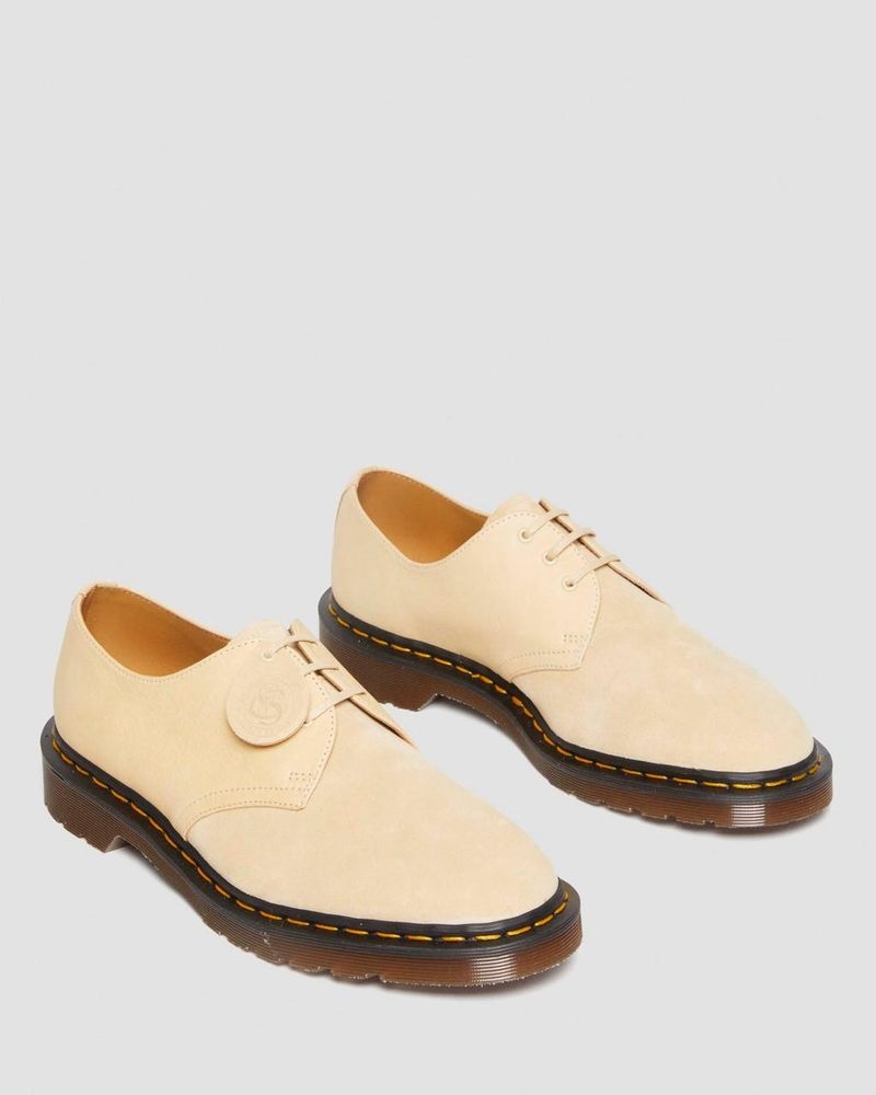 Dr Doc Martens 1461 Made in England Gamuza Oxford Shoes (Reverse Grain Gamuza) Moutarde | VP99-Y0DC