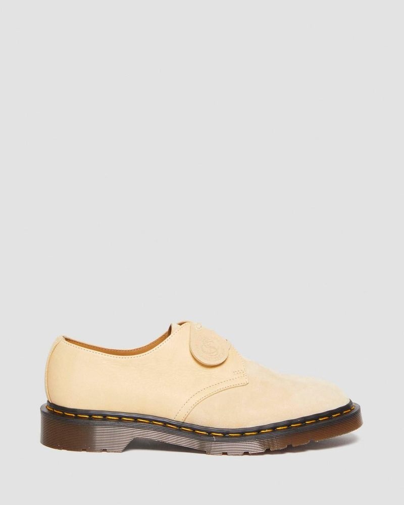 Dr Doc Martens 1461 Made in England Gamuza Oxford Shoes (Reverse Grain Gamuza) Moutarde | VP99-Y0DC