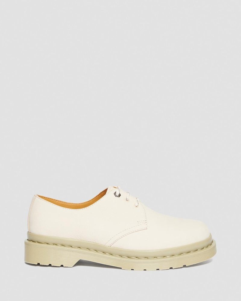 Dr Doc Martens 1461 Mono Milled Nubuck Cuero Oxford Shoes (Milled Nubuck Wp) Beige | NZ61-S2TM