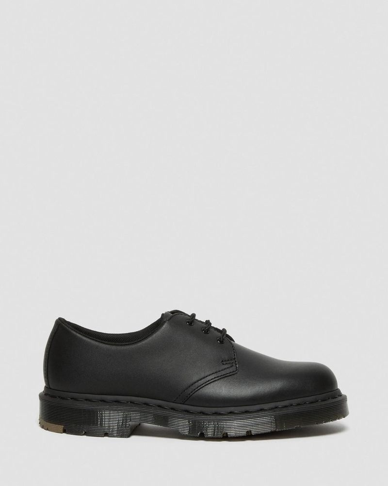 Dr Doc Martens 1461 Mono Slip Resistant Oxford Shoes (Industrial Full Grain) Negros | XT22-W7DC