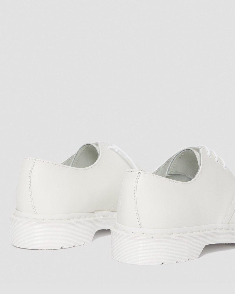 Dr Doc Martens 1461 Mono Smooth Cuero Oxford Shoes (Smooth Cuero) Blancos | FQ82-D5IC