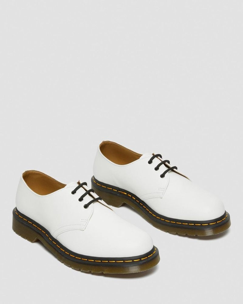 Dr Doc Martens 1461 Smooth Cuero Oxford Shoes (Smooth Cuero) Blancos | YM10-N2JW