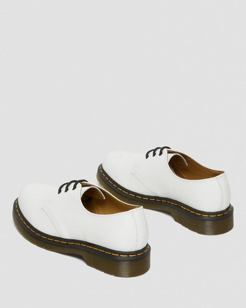 Dr Doc Martens 1461 Smooth Cuero Oxford Shoes (Smooth Cuero) Blancos | YM10-N2JW