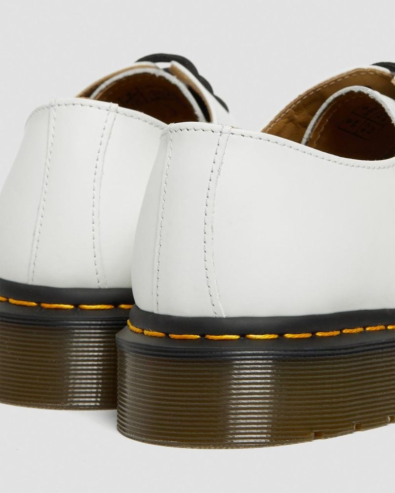 Dr Doc Martens 1461 Smooth Cuero Oxford Shoes (Smooth Cuero) Blancos | YM10-N2JW